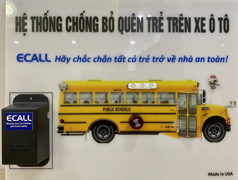 Hệ thống chống bỏ quên trẻ trên xe Ecall