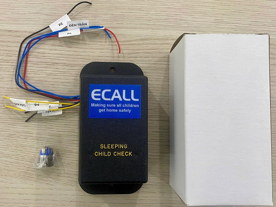 Thiết bị chống bỏ quên trẻ em trên xe buýt Ecall SCC34